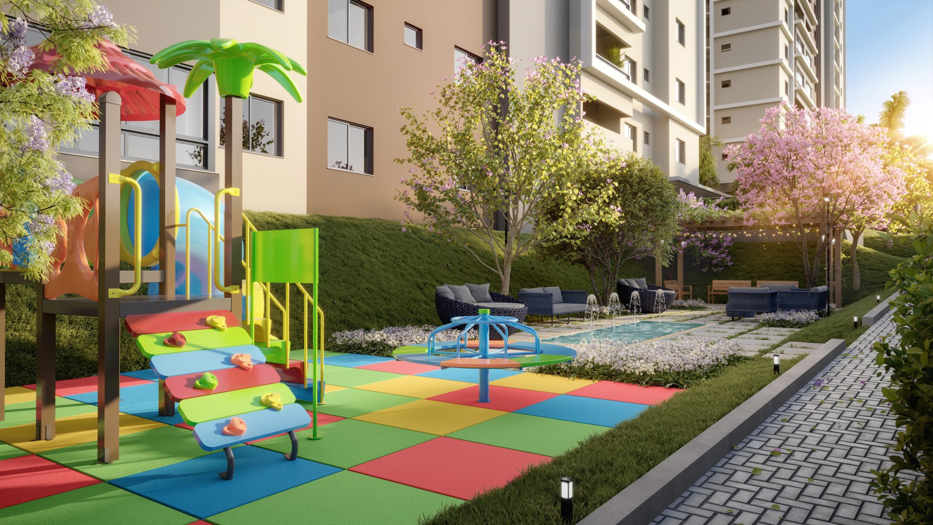 Playground ao ar livre